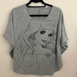 Disney little mermaid kimono style fashion top